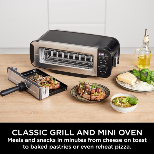 Ninja Foodi 3-in-1 Toaster, Grill & Panini Press with Flip Design