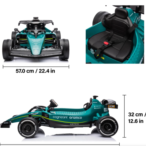 ASTON MARTIN LICENSED KIDS ELECTRIC GO KART