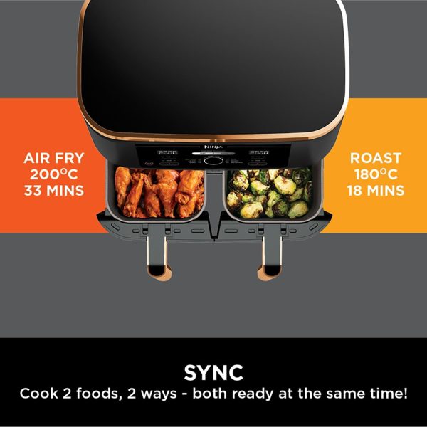 NINJA FOODI MAX DUAL ZONE AIR FRYER