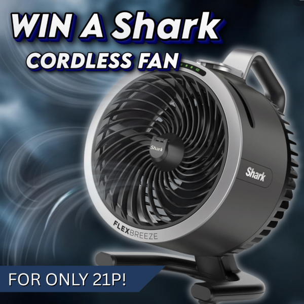 SHARK FLEXBREEZE HYDROGO CORDLESS FAN