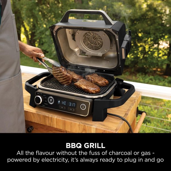 NINJA WOODFIRE ELECTRIC BBQ GRILL AND SMOKER