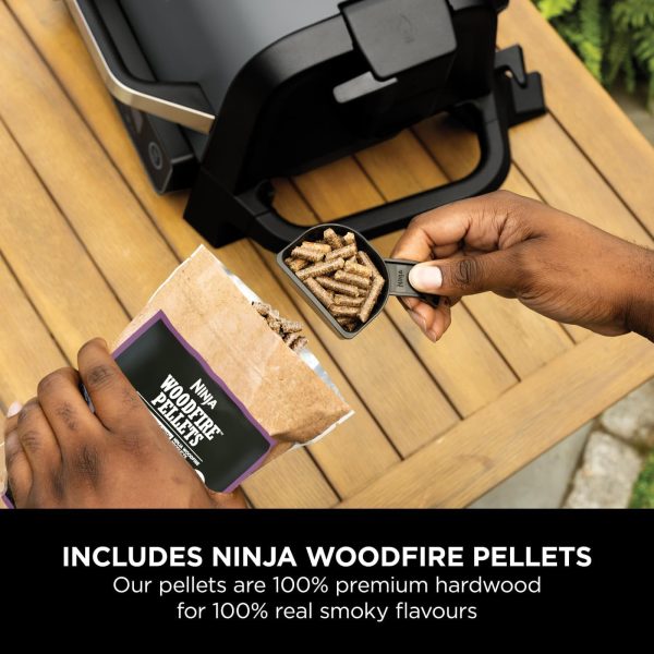 NINJA WOODFIRE ELECTRIC BBQ GRILL AND SMOKER
