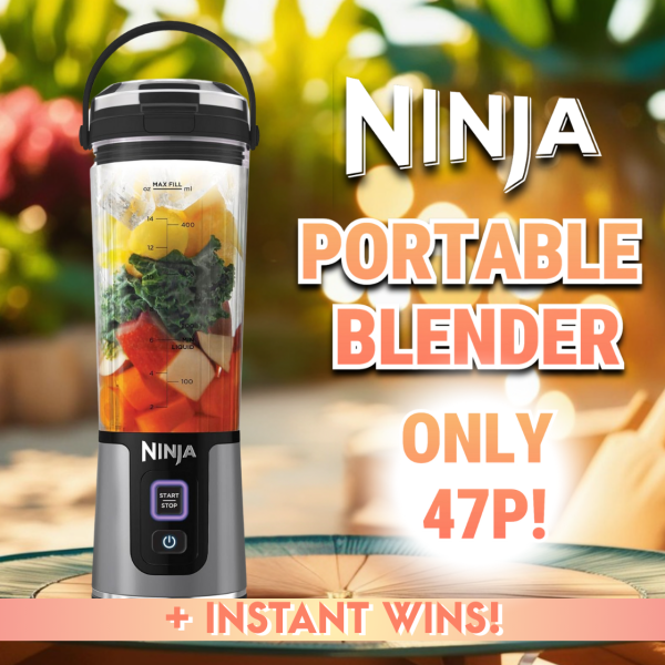 NINJA BLAST PORTABLE BLENDER + INSTANT WINS