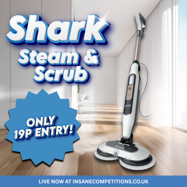 SHARK STEAM + SCRUB AUTOMATIC STEAM MOP WITH STEAM BLASTER