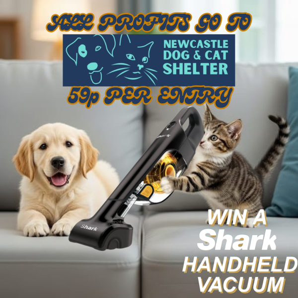SHARK HANDHELD CORDLESS VACUUM CHARITY DRAW