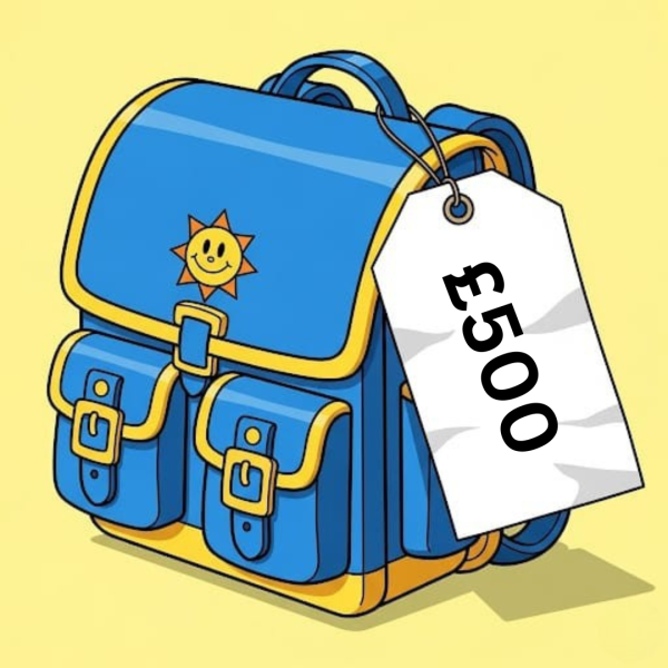BACK TO SCHOOL SPINS 9P A SPIN WIN LOADS OF CHANCES TO INSTANTLY WIN £500'S £300'S £150'S CASH AND MUCH MUCH MORE