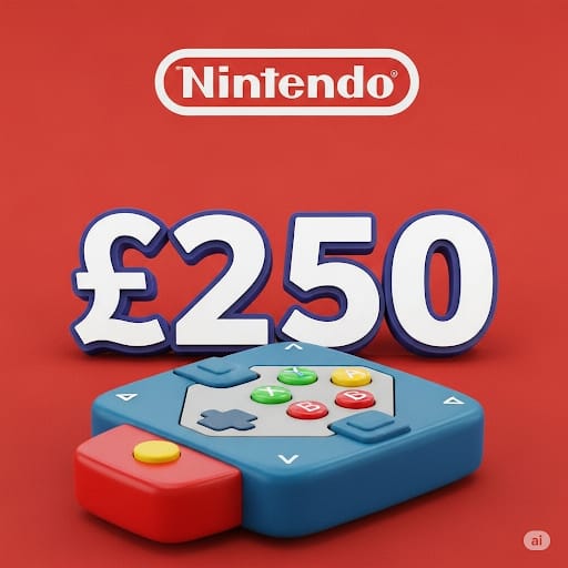 NINTENDO SPINS LOTS OF CHANCES TO WIN £500 INSTANTLY. - OVER £20,000 IN PRIZES AND OVER 60,000 CHANCES TO WIN FOR 9p
